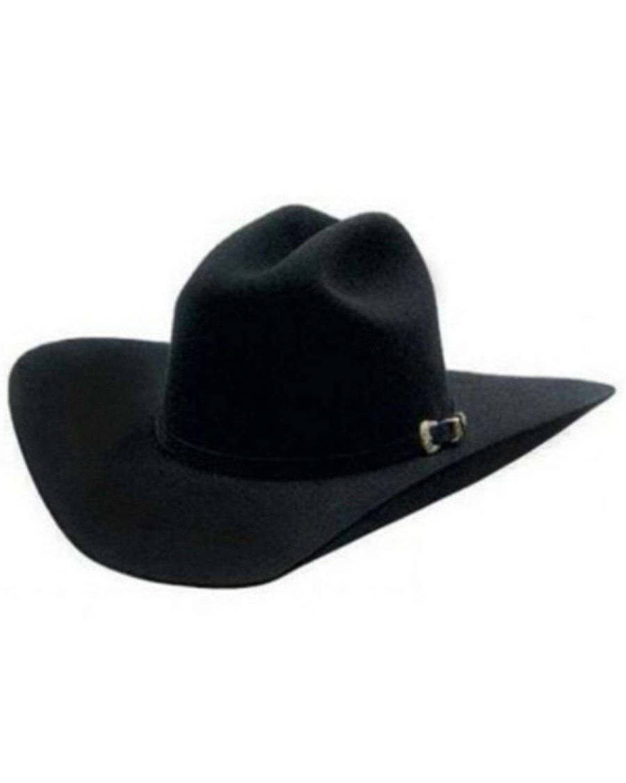 Western Hat * | Online Serratelli Men'S Black 5X Remington Beaver Felt Western Hat