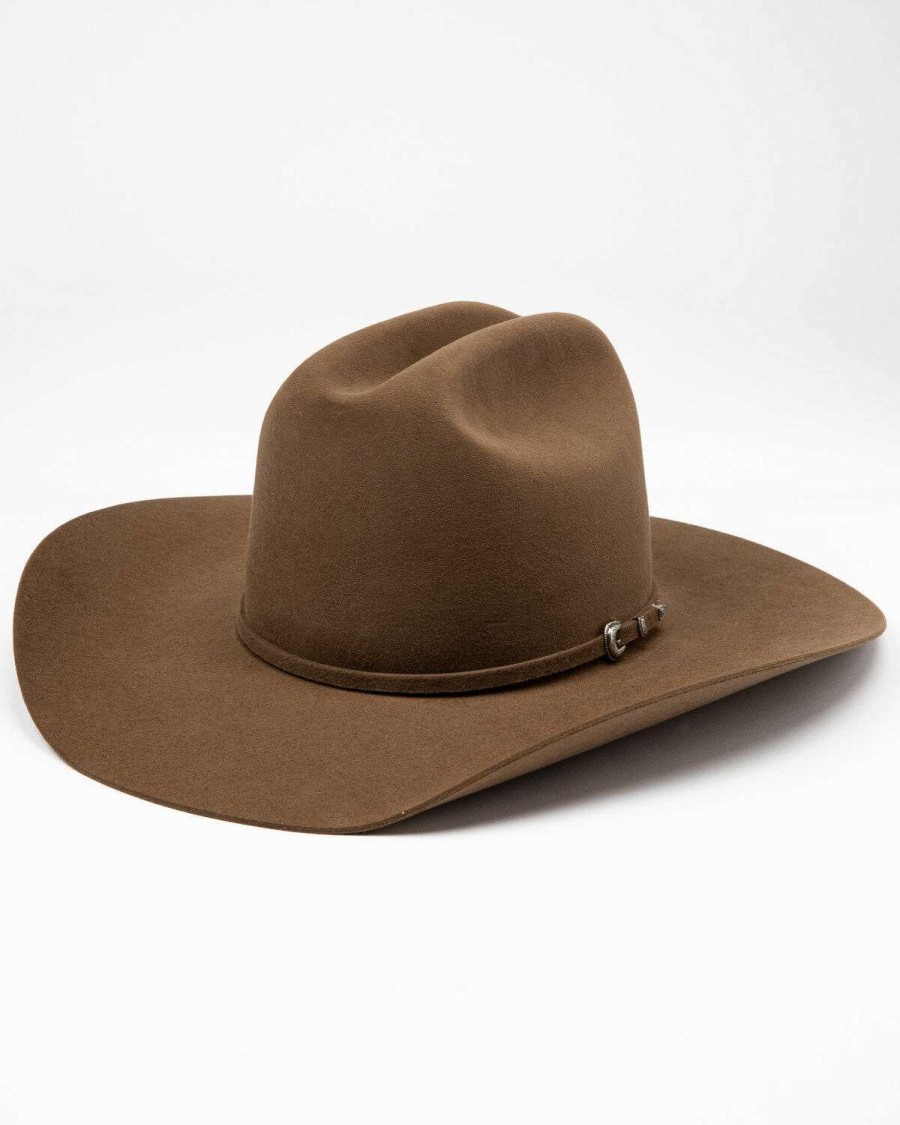 Western Hat * | Online Rodeo King Men'S 5X Fur Felt Top Hand Belly Western Hat