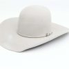 Western Hat * | Sale Rodeo King 7X Fur Open Crown Self Band Western Felt Hat