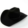 Western Hat * | Discount Serratelli 8X Black Fur-Felt 9 Crown Western Hat