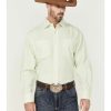 Western Shirt * | Sale Resistol Men'S Sage Long Sleeve Button-Down Western Shirt