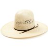 Western Hat * | Sale Rodeo King 25X Natural Jute Open Crown Straw Western Hat