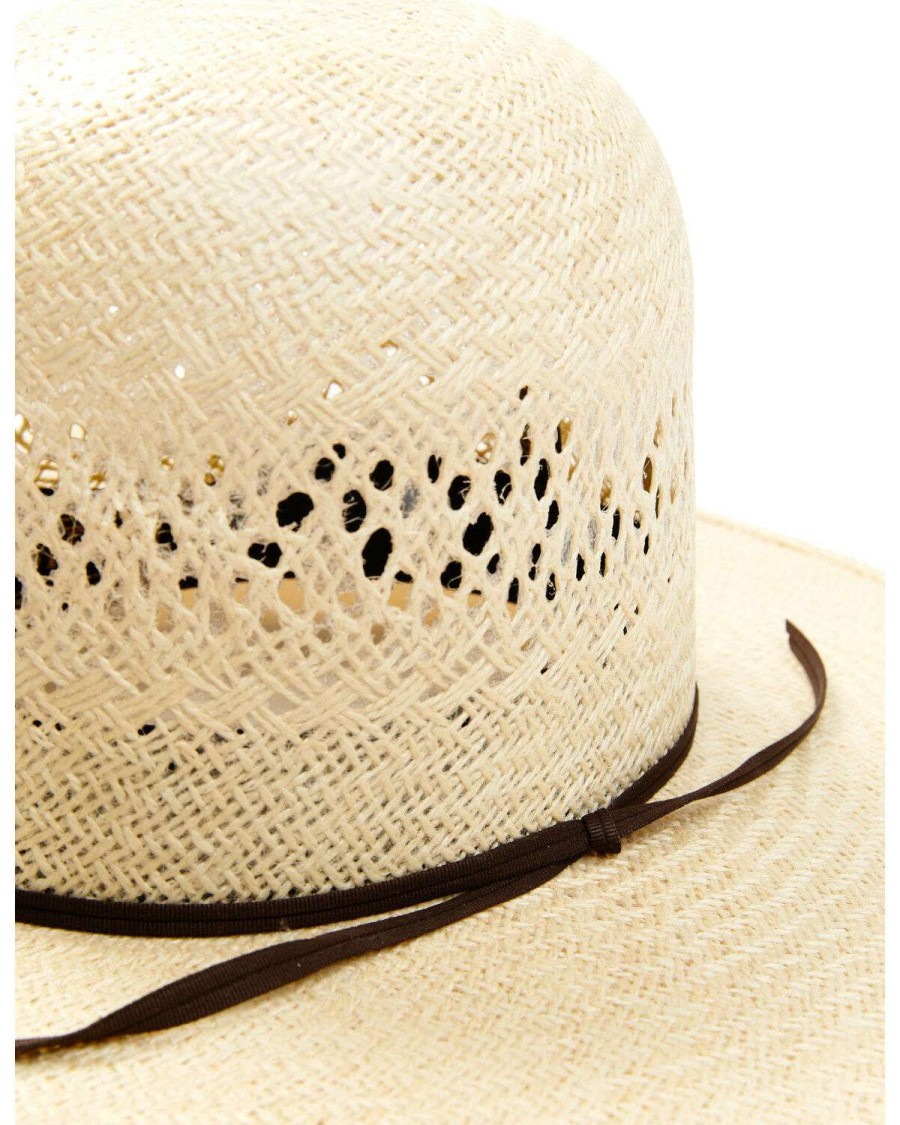 Western Hat * | Sale Rodeo King 25X Natural Jute Open Crown Straw Western Hat