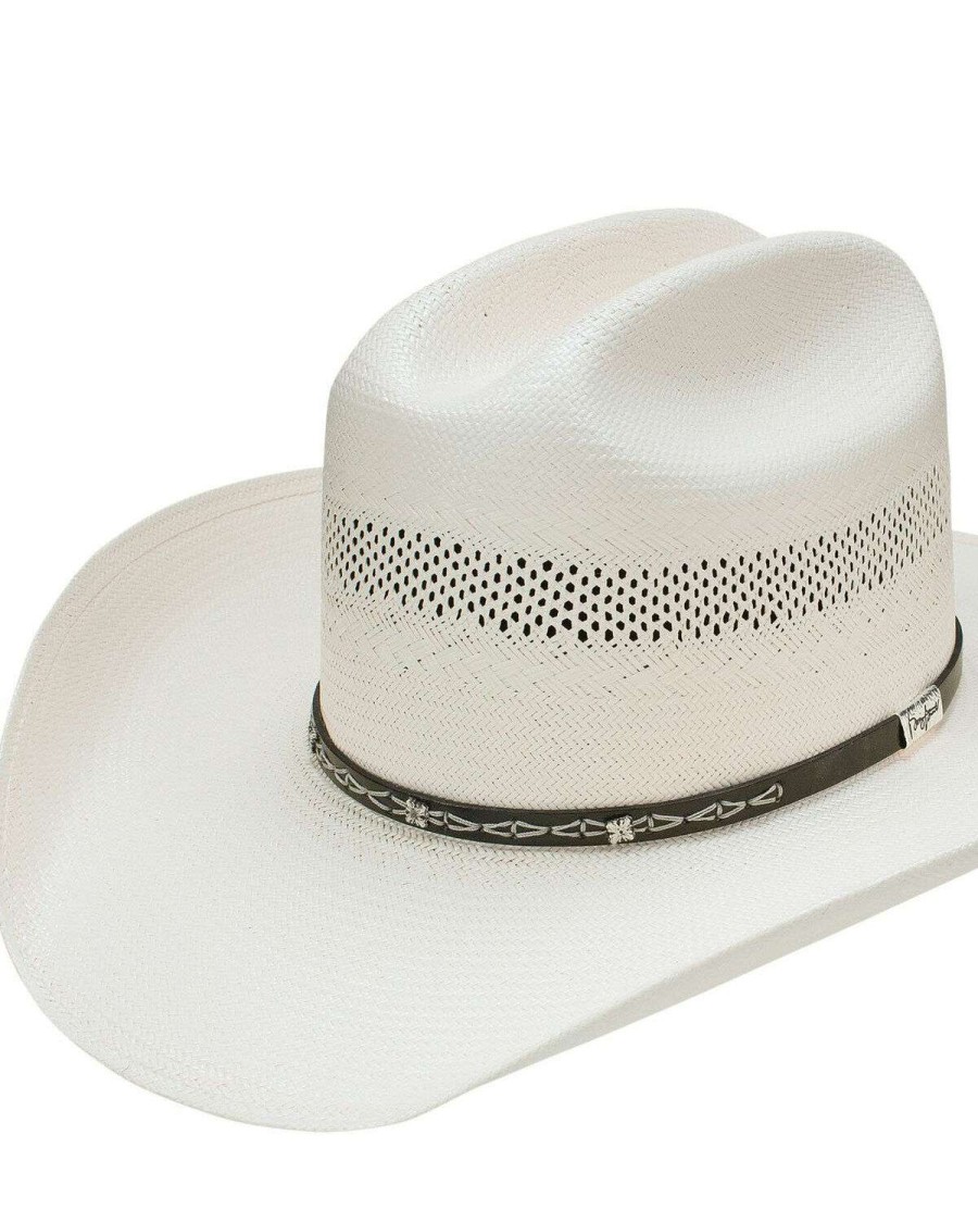 Western Hat * | Clearance Resistol Men'S George Strait 10X Edgefield Western Straw Hat