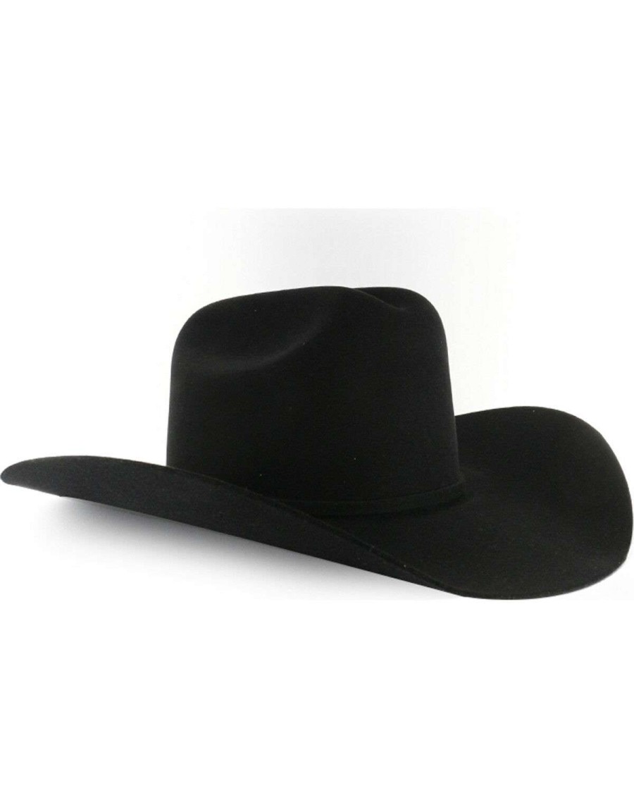 Cowboy Hats * | Outlet Rodeo King Men'S Low Rodeo 7X Felt Cowboy Hat