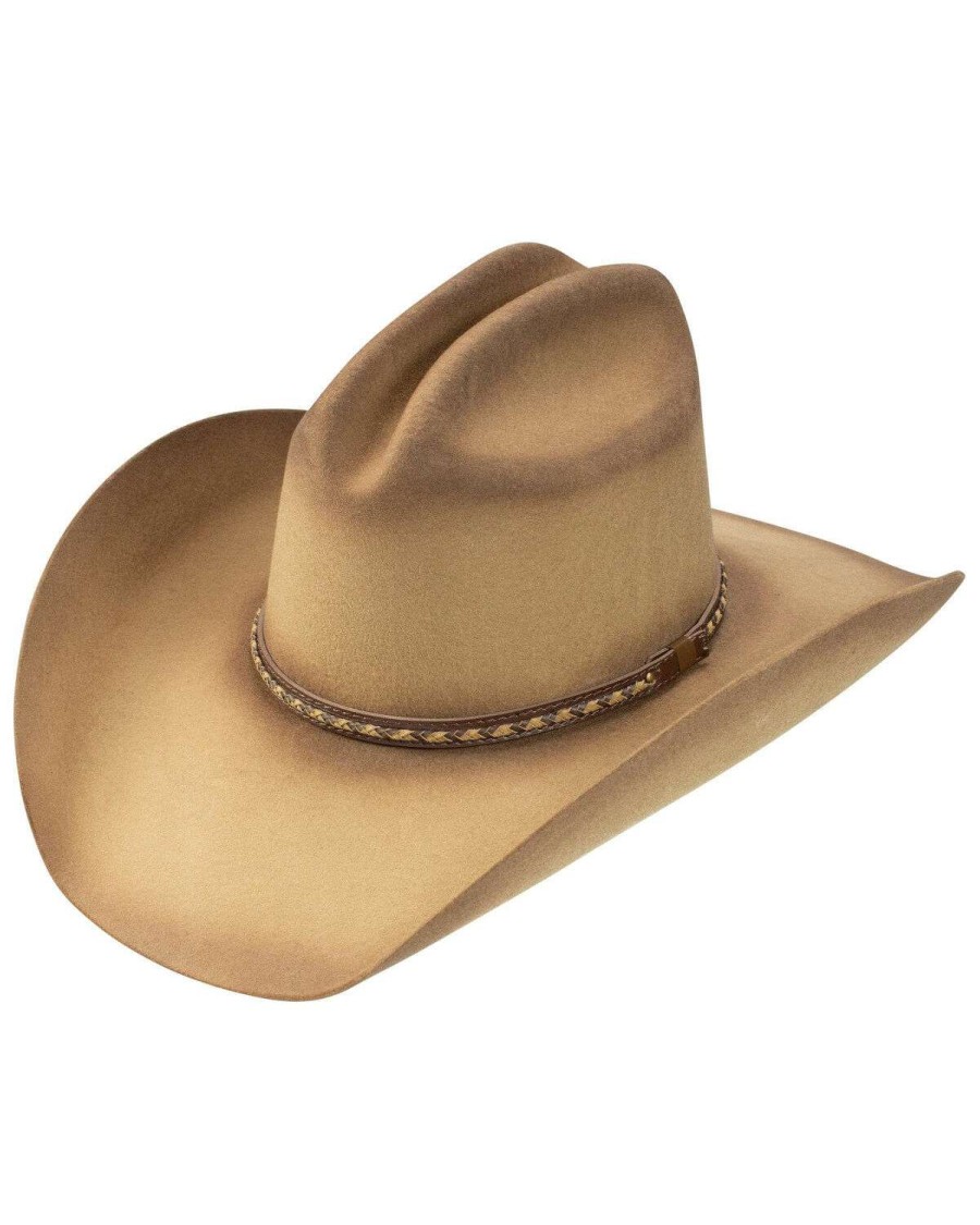 Western Hat * | Outlet Resistol Pecan 4X Dirt Road Wool Felt Western Hat