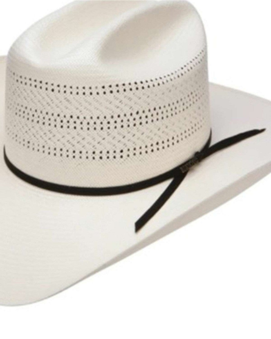 Western Hat * | Sale Resistol Men'S 20X Natural Chase Shantung Straw Western Hat