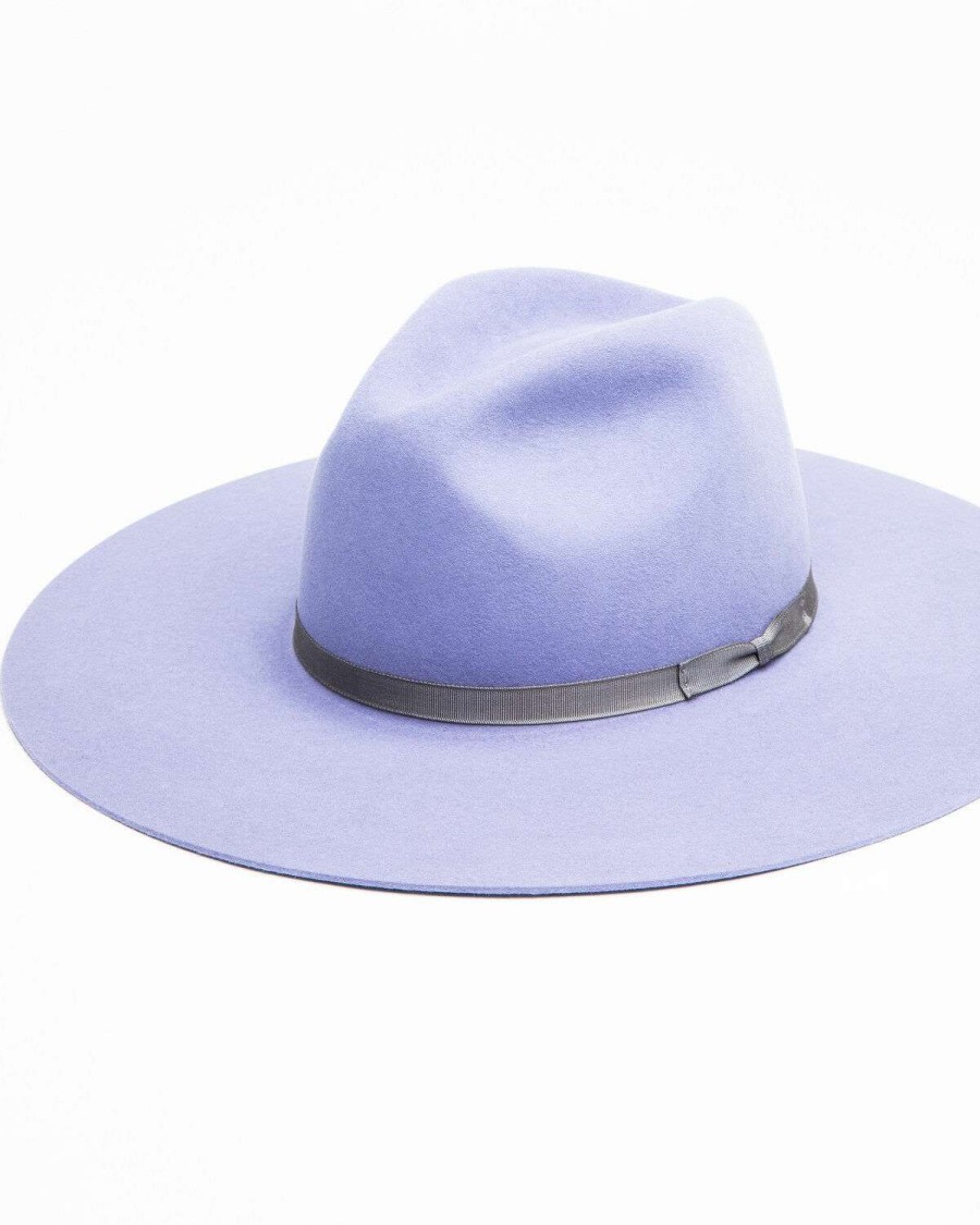 Western Hat * | Outlet Rodeo King Women'S Tracker Lilac Fur Felt Western Hat