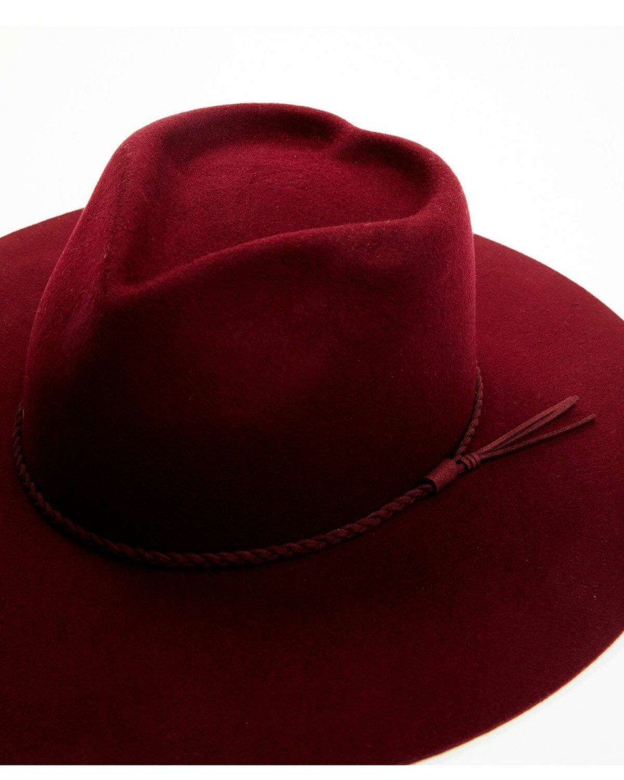 Western Hat * | Peter Grimm Ltd Online Peter Grimm Amor Mio Heart Crown Wool Felt Western Hat