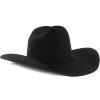 Cowboy Hats * | Sale Rodeo King Rodeo 5X Black Felt Cowboy Hat