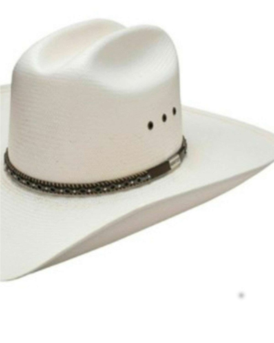 Western Hat * | Clearance Resistol George Strait Natural El Rey Shantung Straw Western Hat