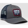 Caps * | Clearance Okie Men'S Dalton Logo Patch Mesh-Back Ball Cap