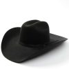 Western Hat * | Discount Serratelli 5X Cattleman Two Ply Ribbon Band Felt Western Hat