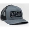 Caps * | Outlet Okie Men'S Grady Puff Embroidered Logo Mesh-Back Ball Cap