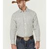 Western Shirt * | Sale Resistol Men'S Malone Small Plaid Long Sleeve Button-Down Western Shirt