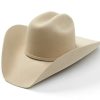 Western Hat * | Clearance Serratelli 10X Waco Dark Belly Fur Felt Cattleman Self-Band Western Hat