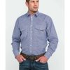 Western Shirt * | Sale Resistol Men'S Suffolk Geo Print Long Sleeve Western Shirt