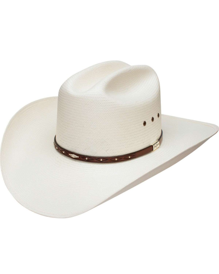 Cowboy Hats * | Sale Resistol Men'S 10X Natural Santa Clara Straw Cowboy Hat