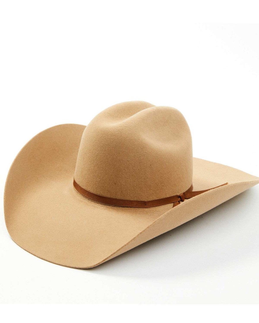 Western Hat * | Online Serratelli Women'S Cattleman Fur Felt Western Hat