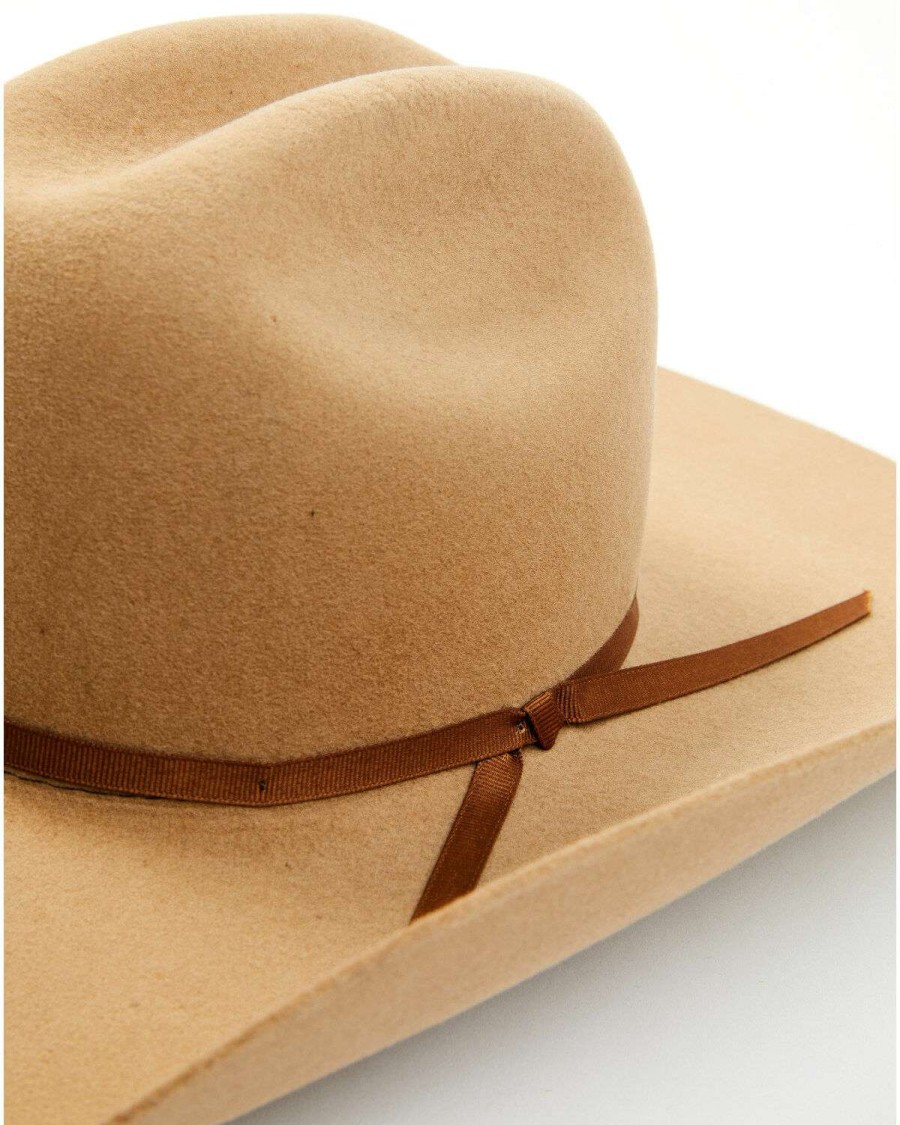 Western Hat * | Online Serratelli Women'S Cattleman Fur Felt Western Hat