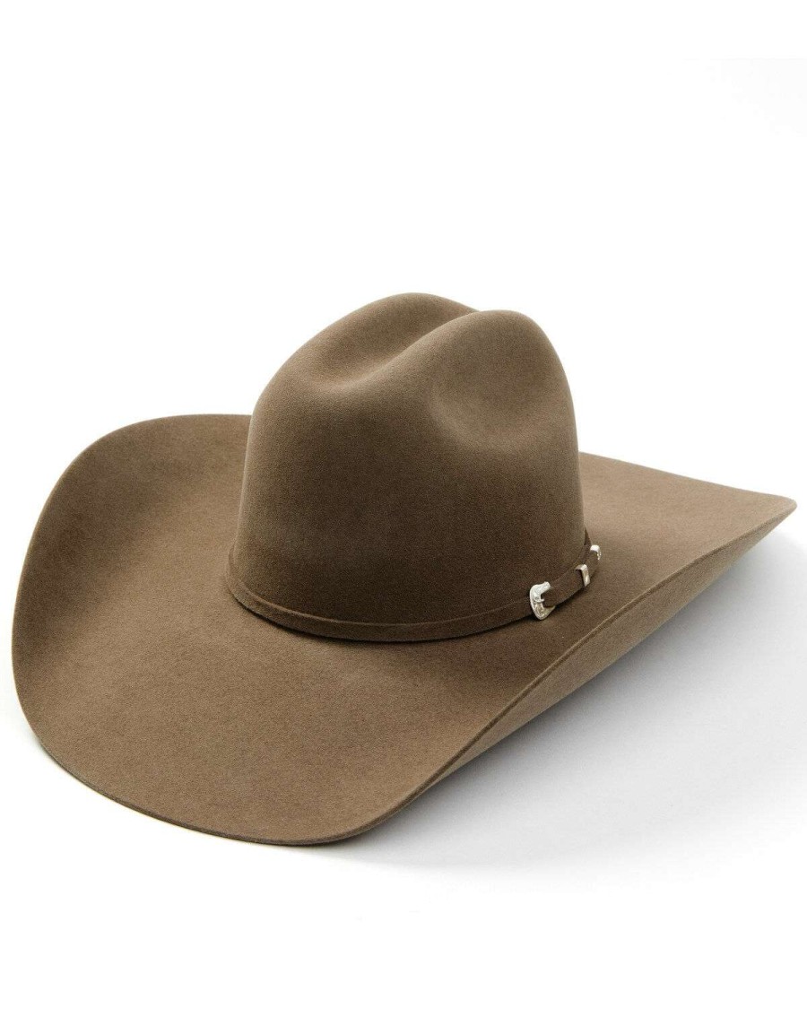 Western Hat * | Clearance Serratelli 10X Boss Self Band Felt Western Hat