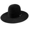 Cowboy Hats * | Clearance Resistol Men'S 20X Black Felt Cowboy Hat