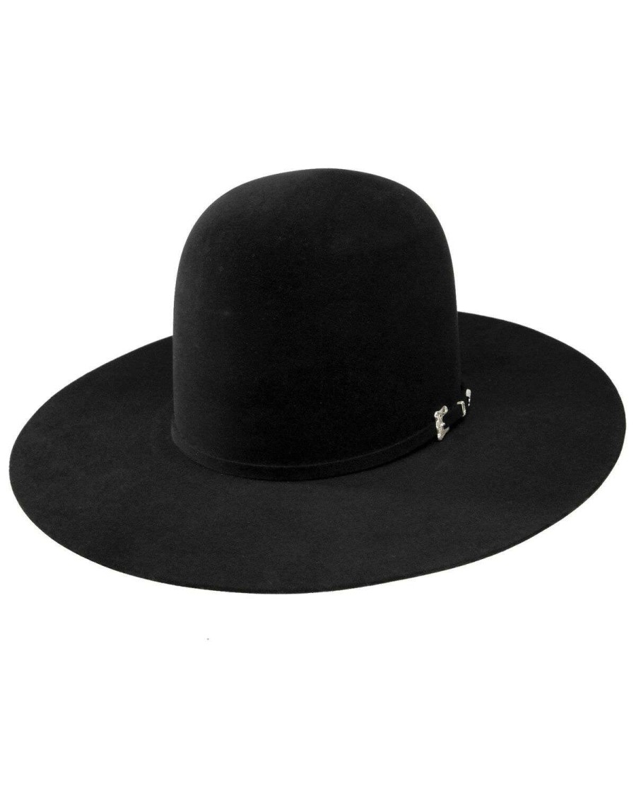 Cowboy Hats * | Clearance Resistol Men'S 20X Black Felt Cowboy Hat