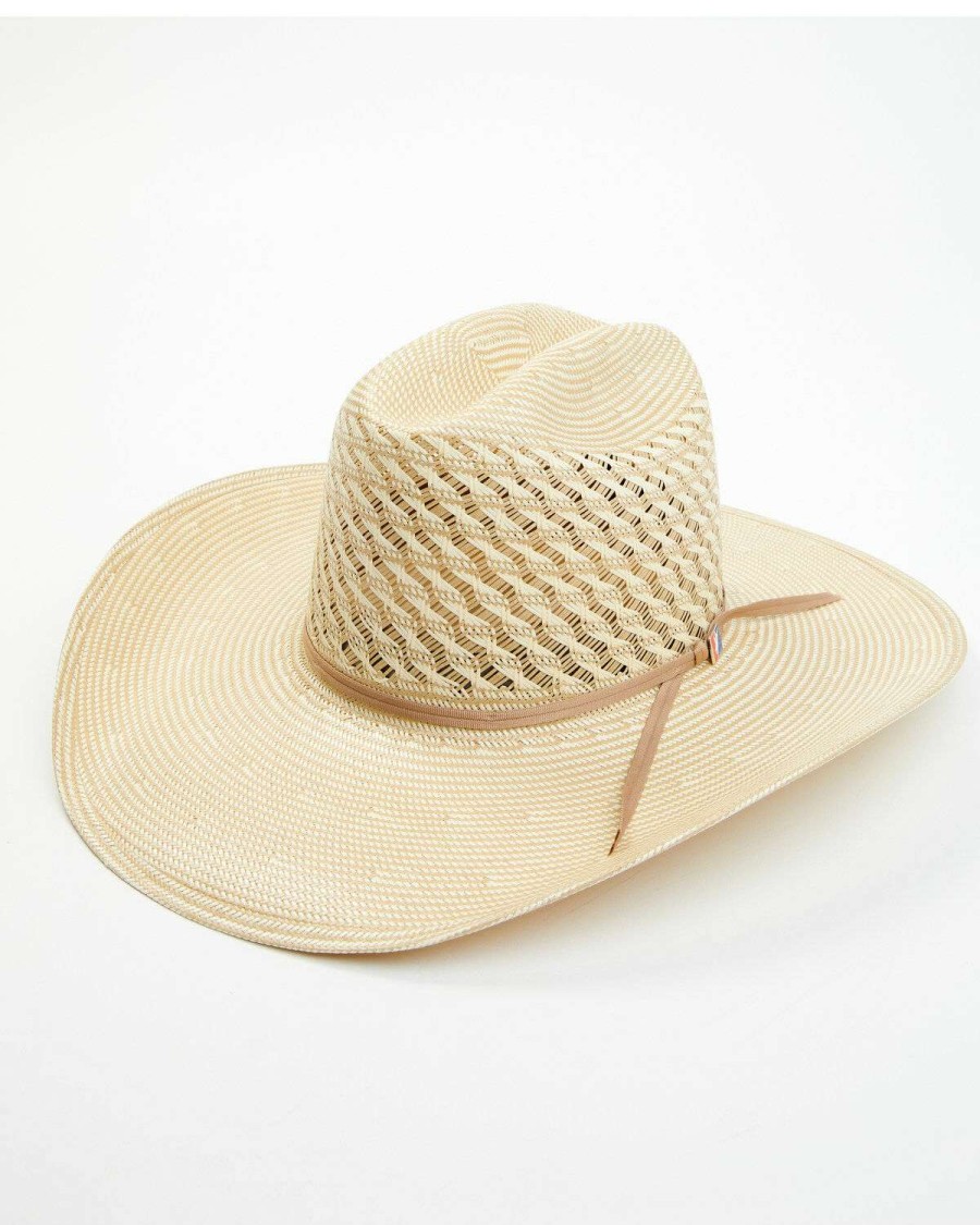 Western Hat * | Clearance Resistol Tan Wright Ryder Shantung Straw Western Hat