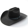 Western Hat * | Discount Serratelli 8X Granite Fur-Felt 9 Crown Cattleman Western Hat