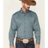 Western Shirt * | Sale Resistol Men'S Evanston Long Sleeve Button-Down Western Shirt