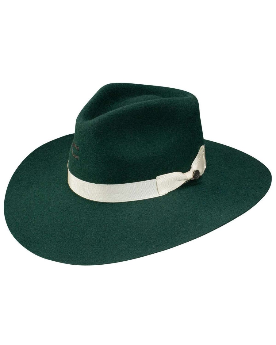 Western Hat * | Resistol Outlet Charlie 1 Horse Women'S Green Highway Western Wool Hat