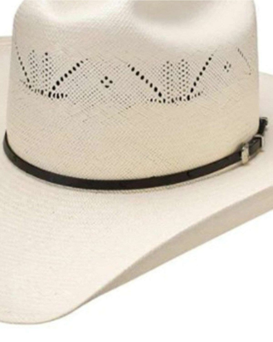 Western Hat * | Outlet Resistol George Strait Natural Condigo Shantung Straw Western Hat