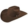 Western Hat * | Outlet Serratelli 6X Beaumont Pecan Fur Felt Western Hat