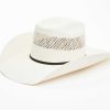 Western Hat * | Sale Resistol Men'S Hootie Natural Brick Vented Western Straw Hat