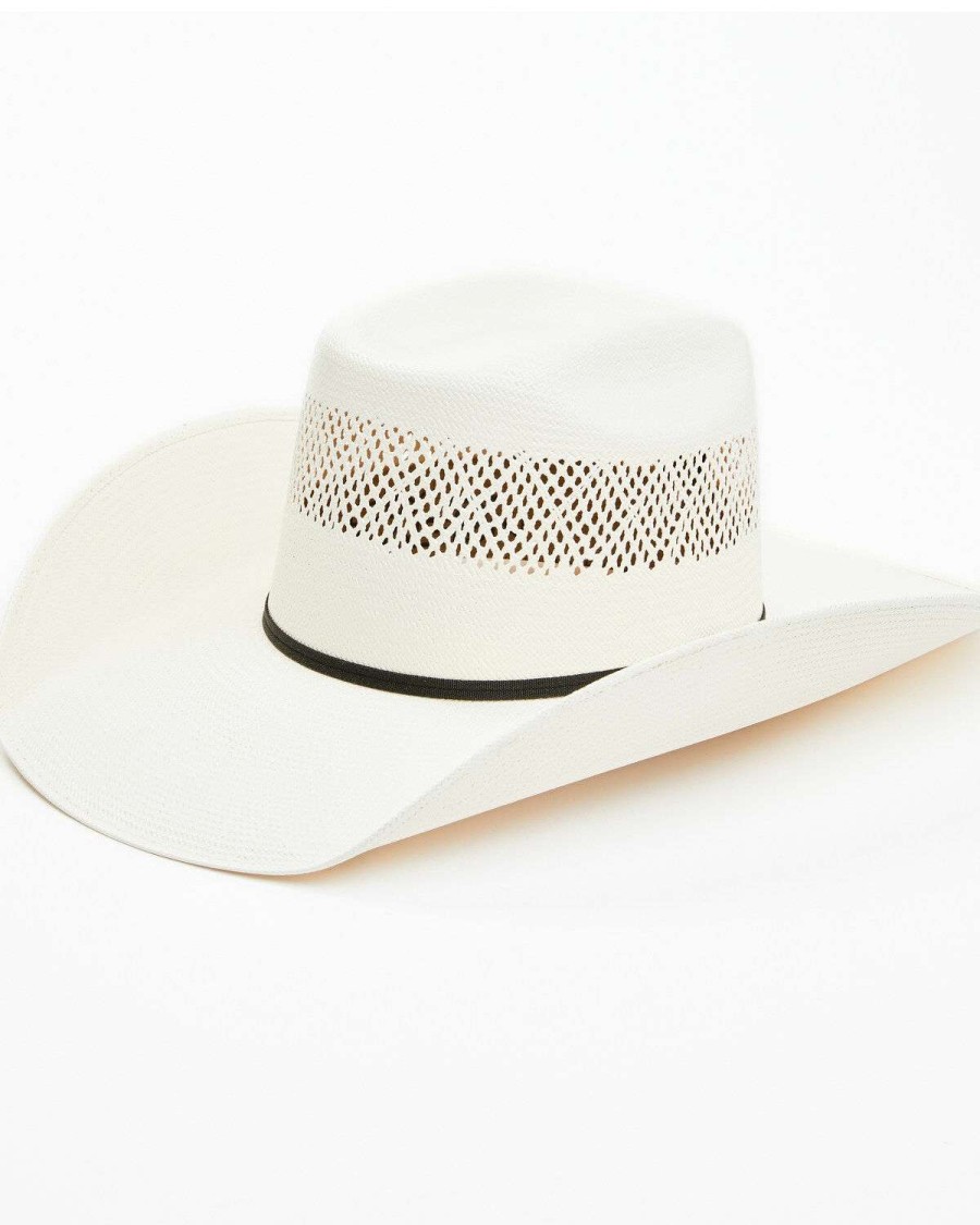 Western Hat * | Sale Resistol Men'S Hootie Natural Brick Vented Western Straw Hat