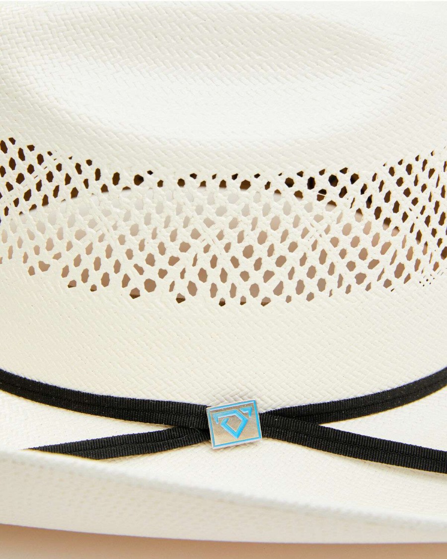 Western Hat * | Sale Resistol Men'S Hootie Natural Brick Vented Western Straw Hat