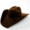 Western Hat * | Online Serratelli Cattleman Fur Felt Western Hat