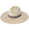 Western Hat * | Peter Grimm Ltd Sale Peter Grimm Women'S Natural Wailea Fiber Straw Western Resort Hat